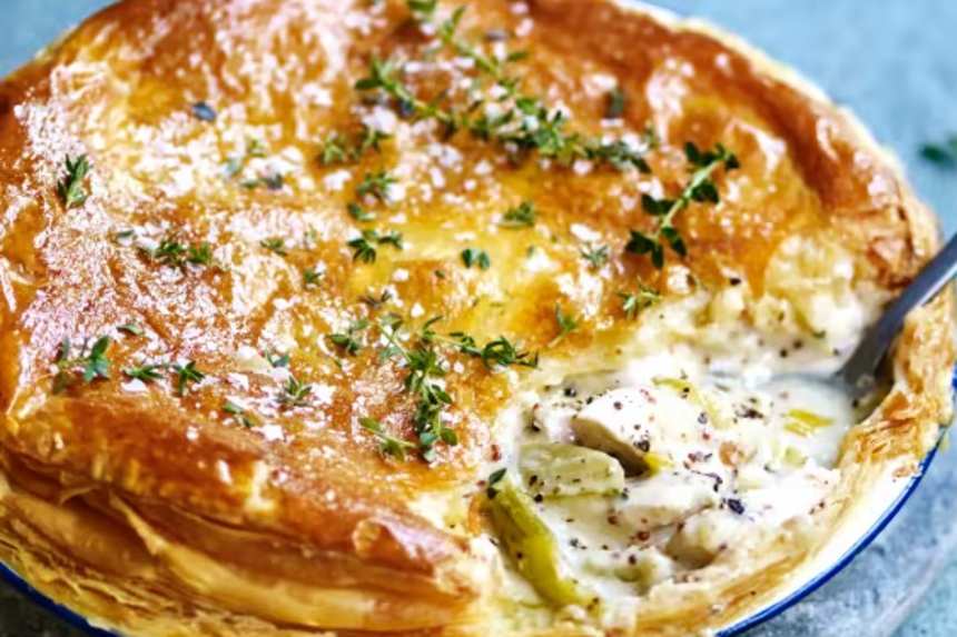 Chicken, Sausage, and Leek Pie Recipe